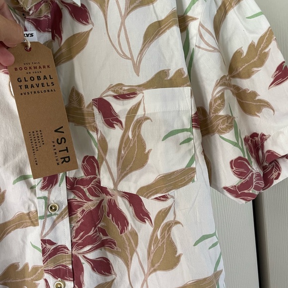 NWT men’s VSTR Large tropical shirt - Picture 4 of 6